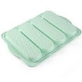 thumbnail image 4 of Aminojy French Bread Hoagie Sub Roll Baking Pans 4-Slot, Non-Stick Pan Easy Release Household Silicone Food Baking Breakfast Roll Pan Sandwich Mold French Baguette Bread Pan Daily Deals, 4 of 5