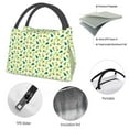 thumbnail image 4 of Yiaed Cartoon Fruit Print Lunch box lunch bag Portable Insulated Lunch Box for Women Men Cooler Tote Bag with Front Pocket for Work Picnic Travel, 4 of 6