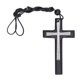 thumbnail image 1 of Collar de cruz de madera colgante para espejo retrovisor de coche de madera para hombres, mujeres, niños, niñas, niños, adolescentes, regalo, 1 of 5