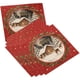 thumbnail image 2 of 16 Servilletas de Papel Desechables con Diseño Vintage de Renos | Vajilla para Fiestas Navideñas de Invierno | Diseño Festivo y Colorido | Tamaño: 16,5 X 16,5 X 1 Cm | Paquete de 16, 2 of 6