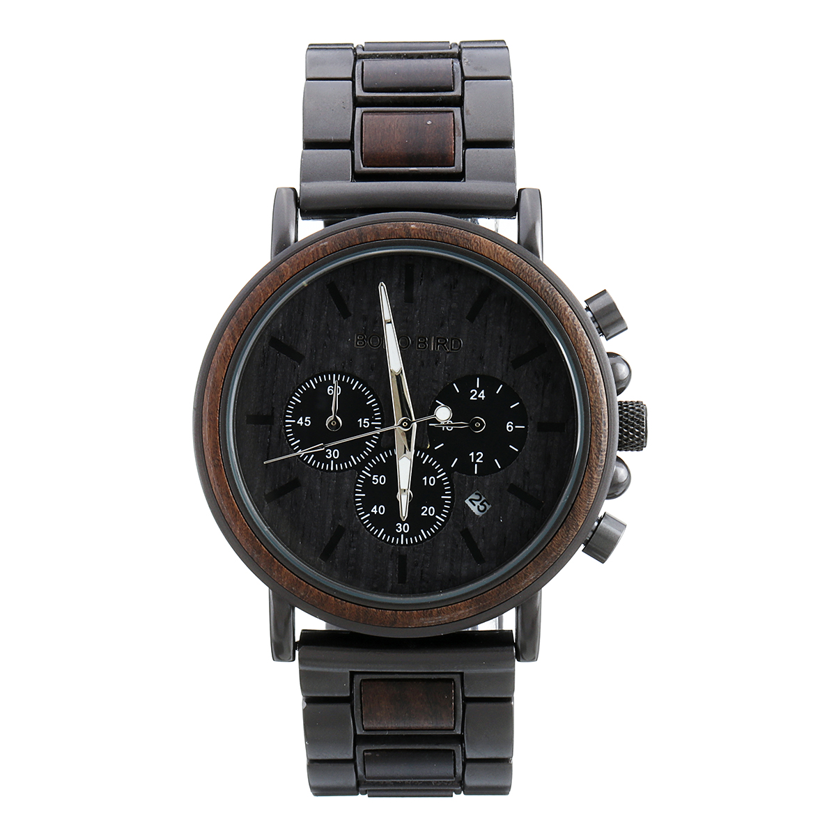 BOBO BIRD Men's Wooden Watch Luxury Quartz Wood Wrist Watches with Wooden&Metal Folding Clasp, Christmas Gift BOBO BIRD Men's Wooden Watch Luxury Quartz Wood Wrist Watches with Wooden&Metal Folding Clasp, Christmas Gift
