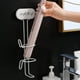 thumbnail image 5 of Soporte de pared para rizador de pelo de alambre metálico estilo granja para baño, cuidado y peinado segundo: blanco, 5 of 9