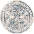 thumbnail image 2 of Rugs.com Charlotte Collection Rug – 5 Ft Round Aqua Low-Pile Rug Perfect For Kitchens, Dining Rooms, 2 of 9