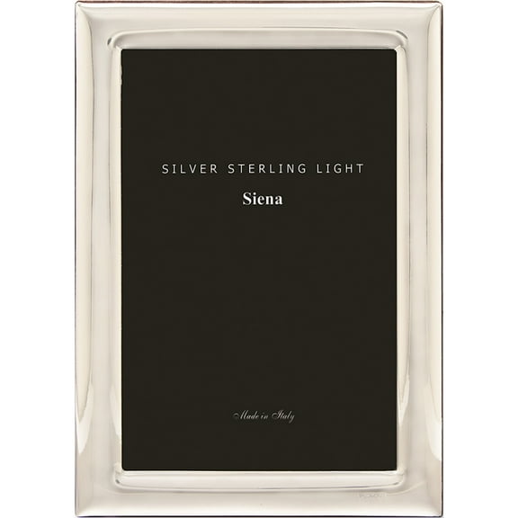 Bilaminate Sterling Silver Plain 4X6 Frame Designer Jewelry by Sweet Pea