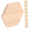 thumbnail image 6 of Hemoton 25PCS Unfinished Wood Hexagon Unpainted Wood Hexagon Cutout Wood Hexagon Shaped Slices Ornaments for Wedding DIY Supplies 38mm, 6 of 8