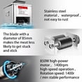 thumbnail image 2 of Eurhowing 10MM Blade for Automatic Meat Slicer, Meat Cutting Machine Replacement Blade, Stainless Steel Meat Cutter Blade, Blade Only, 2 of 11