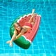 thumbnail image 1 of Flotador inflable gigante para piscina, flotador para piscina con forma de sandía de 72 pulgadas para adultos, balsa flotante para tumbonas de piscina súper grande, hamaca flotante de agua, 1 of 5