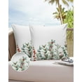 thumbnail image 6 of Pack of 2 Outdoor Pillow Covers, Christmas Eucalyptus Berries and Fir Trees in Winter Waterproof Square Throw Pillowcase Cushion Decorative Pillow Covers for Couch Patio Tent, 16x16 in, 6 of 6
