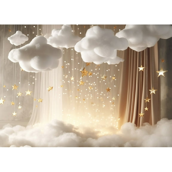 Mehofond Photography Backdrop Indoor Window Curtain for Princess Birthday Party Maternity Flower Wedding Background Photo Studio