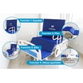 thumbnail image 2 of Cama Hospitalaria Electrica 4 Funciones Posicion Silla Elevacion Respaldo Altura Ajustable 50cm A 74 Cm Reposapiernas Control Remoto Incluye Colchon 6 Cm Portasuero Mesa Para Comer, 2 of 8