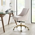 thumbnail image 6 of Modway Discern Performance Velvet Office Chair in Pink, 6 of 7