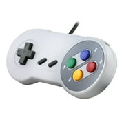 TTX SNES - Controller - Wired - Super Famicom Style - Grey - Retail Packaging