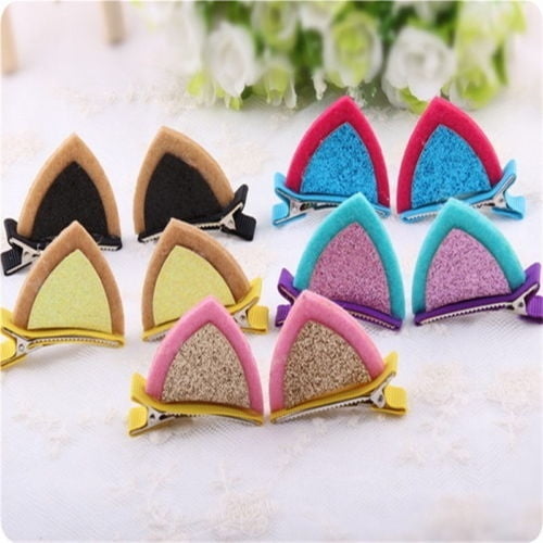 cat ear barrettes