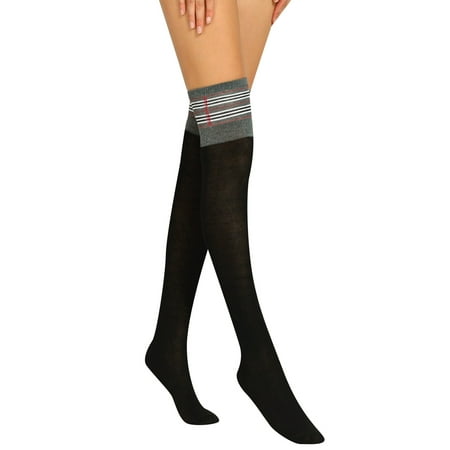 Nokiwiqis Knitted Socks for Women Warm Foot Cover Knitting Long Leg Cover