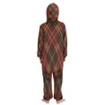 thumbnail image 3 of Vzayyk 4T-14Y Size Aviliable Cozy One-Piece Footless Sleeper Pajama Dark Red, 3 of 8
