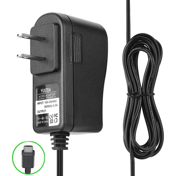 Yustda USB Connector Tip AC Adapter Compatible with MBP36BU MBP36PU COMFORT75 COMFORT75-2 COMFORT75-3 COMFORT75-4 Video Baby Monitor TPA-46B050100UU S005BNU0500100 Power Supply Cord Charger