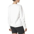 thumbnail image 2 of Hanes Chandail en Molleton Col Rond ComfortSoft EcoSmart pour Femmes, G, Blanc, 2 of 3