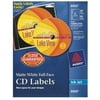 Avery 8960 Labels, CD, Inkjet Matte, 40/Labels, 80/Inserts, White