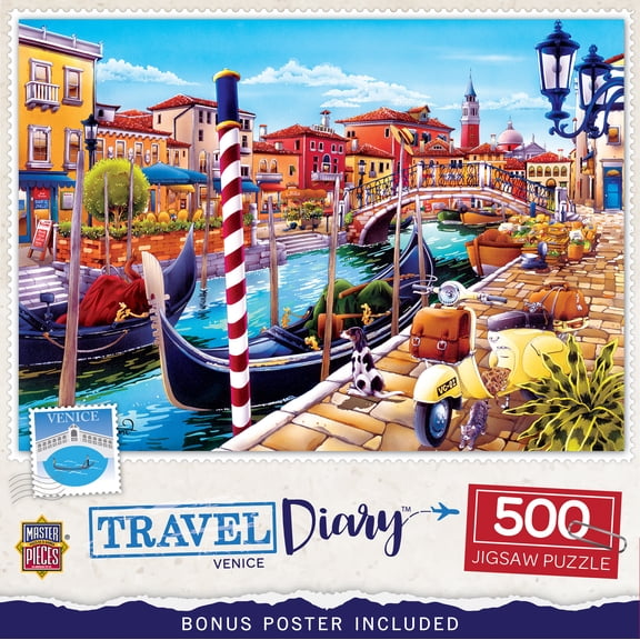 MasterPieces 500 Piece Jigsaw Puzzle for Adults - Venice - 15"x21"