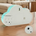 thumbnail image 5 of Unique Bargains Cloud Design Adjustable Brightness Alarm Clock Blue 5.9"L x 1.6"W x 3.5"H, 5 of 5