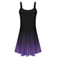 thumbnail image 5 of Ayolanni Purple Women Summer Dresses Sleeveless Crew Neck Wedding Guest A-Line Maxi Dress Plus Size Formal Gradient Color Ankle-Length Sundress XXXXL, 5 of 6