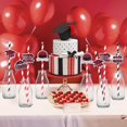 thumbnail image 4 of Graduation Paper Straw Crimson, 50pcs 2024 Graduation Party Striped Decorative Straws, Congrats Grad You Did It Graduation Themed Straws Graduation Cap Diploma Drinking Straws, 4 of 6