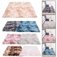 thumbnail image 5 of 50*80CM Tie-Dye Printed Gradient Silk Polyester Soft Rectangular Carpet beige, 5 of 5