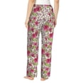 thumbnail image 6 of Pajama Pants Women, Rose Mix Leopard A Sweatpants Soft Sleep Lounge Pants, Casual PJ Bottoms Pants with Pockets, 6 of 7