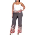 thumbnail image 5 of Women's Plus Size Multicolor Printed Palazzo Pants, 5 of 6