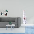 thumbnail image 2 of 4 Pieces Wooden Bird Desk Figurine Nordic Lady Statue Multicolor Material for Living Room Farmhouse Mantel, 2 of 8