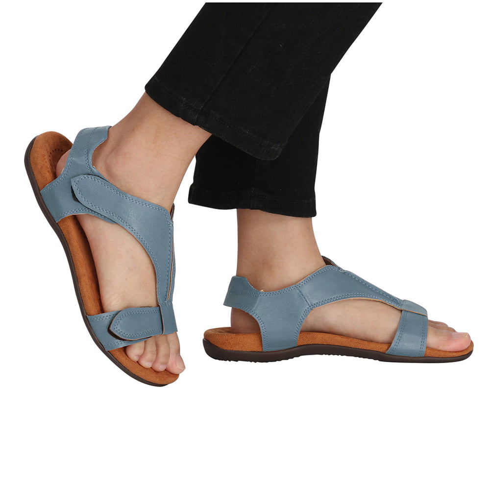 Ruziyoog Sandals Women Summer Ladies Flat Heel Slippers Sandals Casual ...