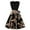 Black, variant on Sleeveless Dress for Women Fashion Fallow Middle Waist V-Neck Wool Blend Casual Dress for Daily Wear