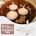 thumbnail image 3 of Velas flotantes Capaniel, paquete de 80 unidades, 7,5 cm, blancas, sin perfume, 3 of 7