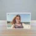 thumbnail image 6 of Uxcell 2.2" x 3.2" Acrylic Picture Frame Magnetic Photo Frames Display Double Sided, Clear 3 Pack, 6 of 7
