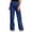 Dark Blue, variant on Minjewel Women's Solid Color Elastic Waist Loose Fit Breathable Cotton Linen Pants, Casual Trousers for Summer and Beach, Lightweight Comfortable,Blue,M