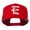 Red, variant on Old English E Embroidered Flat Bill Cap - Black OSFM