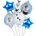 thumbnail image 2 of 1set Disney Olaf dibujos animados Elsa Anna Snow Queen princesa globos de aluminio globo inflable de aire Baby Shower decoraciones para fiesta de cumpleaños Tan Jianjun unisex, 2 of 2