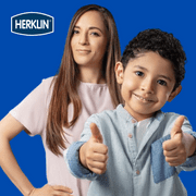 Herklin Head Lice Treatment Shampoo, Prevents Lice, Eliminates Nits, All Hair Types, 2 Fo 1 Pack
