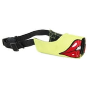 Pet Life ® 'Funimation' Animated Nylon Mesh Protective Travel Anti-Bark Dog Muzzle