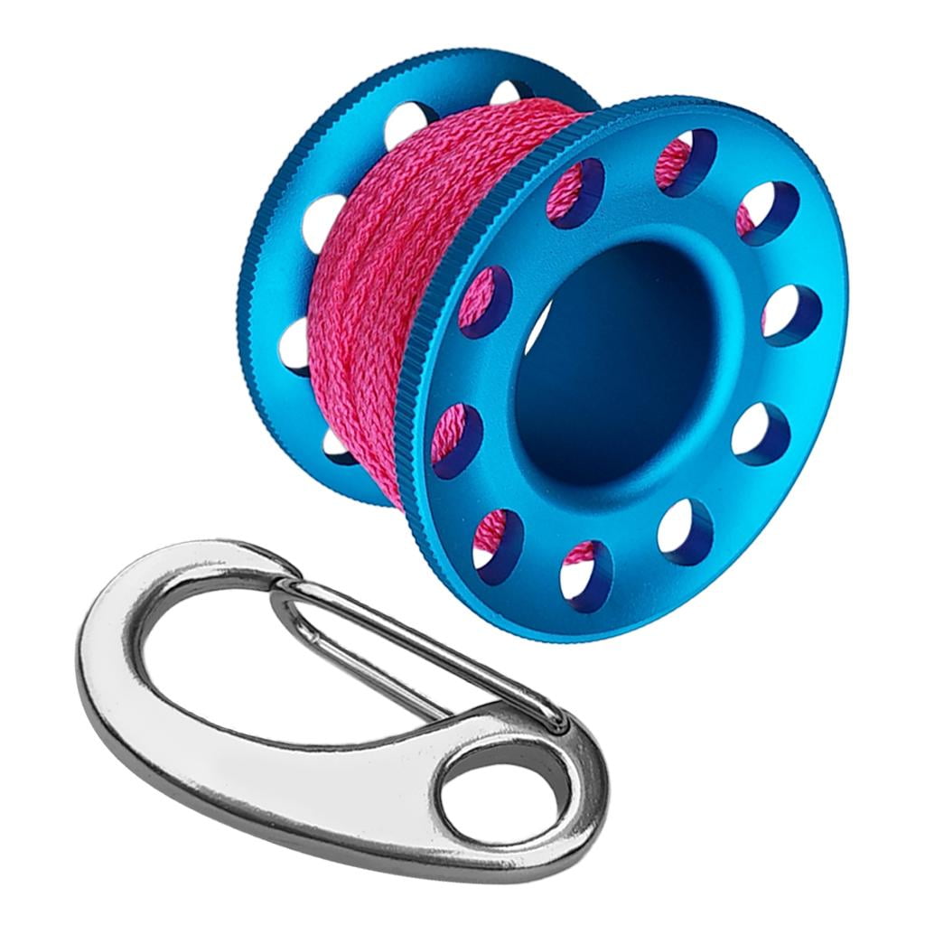 Details about   Portable Aluminum Alloy Scuba Diving Guide Finger Reel Spool With 10m/393.70inch 