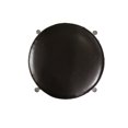 thumbnail image 4 of Boston 27.5" Bonded Leather Swivel Iron Bar Stool, Brown, 4 of 7