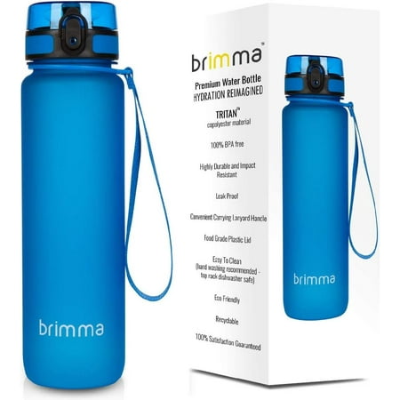

Premium Sports Water Bottle with Leak Proof Flip Top Lid - Eco Friendly & BPA Free Tritan Plastic - Must Have for The Gym Yoga Running Outdoors Cycling and Camping