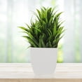 thumbnail image 2 of Planta en maceta falsa de escritorio, decoración de plantas para el hogar, planta Artificial decorativa, 4 Uds., 2 of 6
