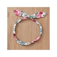 thumbnail image 4 of Infant Baby Girls 3 Pieces Outfits, Long Sleeve Big Pockets Hoodies + Floral Print Long Pants + Headband Set, 4 of 9