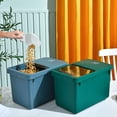 thumbnail image 1 of Airle 1 Set Pet Food Storage Box Food Grade Large Capacity Visible Design Moisture-proof Good Seal Effect Fresh-keeping Pet Cat Dog Food Storage Bucket Organizer Box for Home, 1 of 8