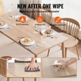 thumbnail image 3 of KFFKFF Clear PVC Desk Protector, 36 x 48 Inch, 1.5 mm Thickness, Rectangle Table Cover, Water-Resistant & Simple to Clean, Ideal for Office, Dining, and Bedroom Surfaces, 3 of 9