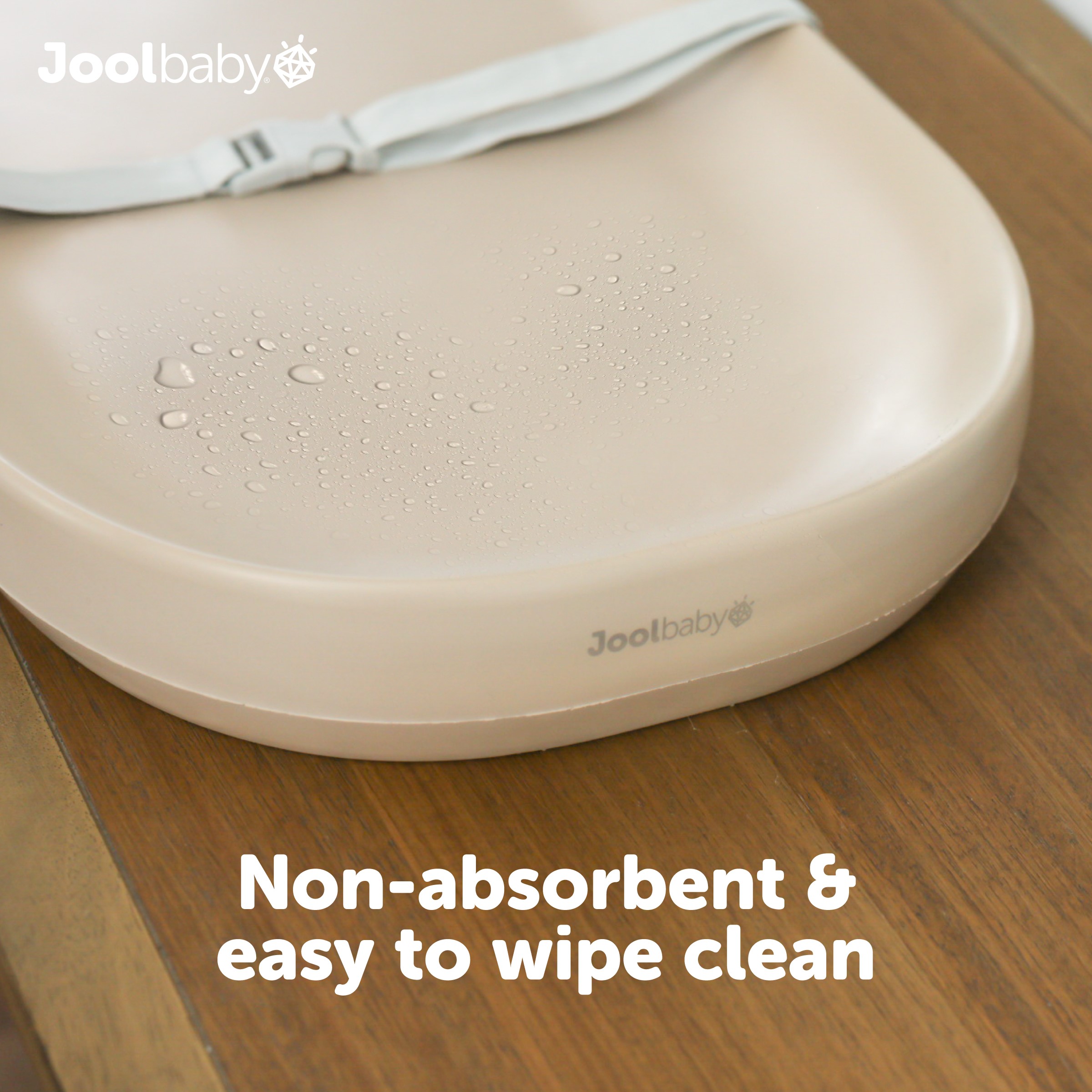 Jool Baby Portable Waterproof Changing Pad, Oatmeal photo 8