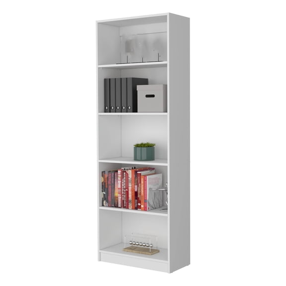Xukmct 4 Shelves Wood Bookcase Bookshelf Book Storage Rack for Living Room, Office