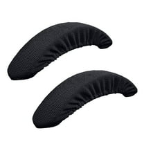 BAOQIN Office Chair Armrest Covers, Chair Gloves Washable Elastic Swivel Office Cover Armrest Gloves For Swivel Office Gaming Chair Wheelchair (Black)