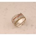 thumbnail image 2 of SSD_Boho Spinner Ring, Sterling Silver With 925 Purity Anxiety Ring For Women, 2 of 9
